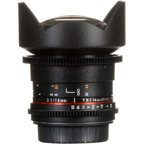 Samyang 14mm T3.1 VDSLRII Cine Lens for Canon EF Mount