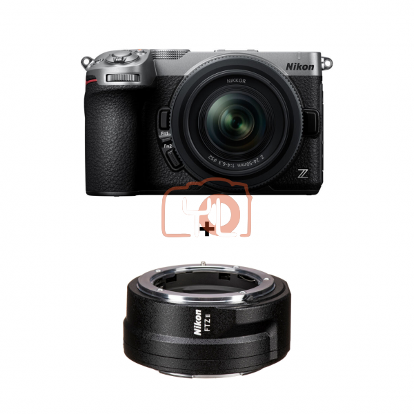 ( Pre order ) Nikon Z5 IIC Mirrorless Camera with 24-50mm F4-6.3 Lens (Silver) & FTZ II Adapter  - Free Sandisk card extreme Go 128GB
