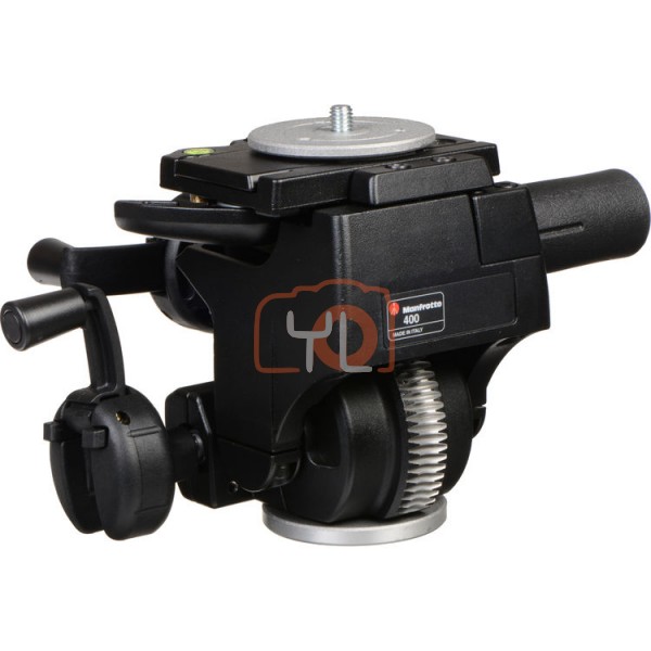 Manfrotto 400 3-Way Geared Pan-and-Tilt Head with Select Quick Release Plates
