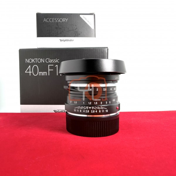 [USED-PJ33] Voigtlander 40MM F1.4 MC Nokton Classic VM (Leica M), 95% Like New Condition (S/N:7541963)