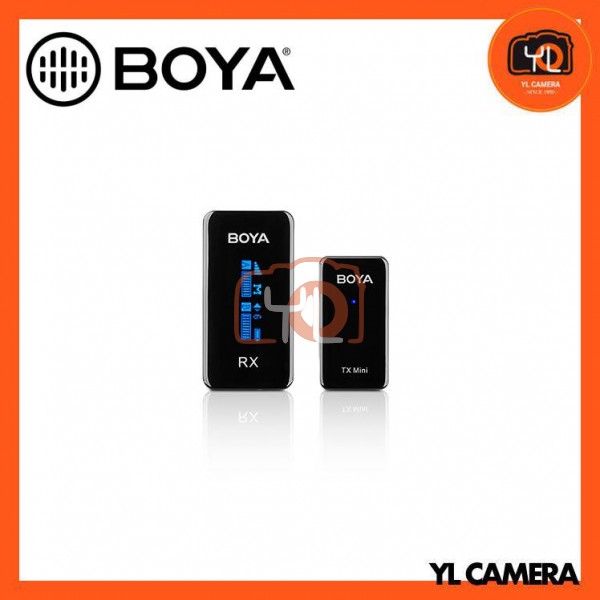 Boya BY-XM6-S1 Mini Ultracompact 2.4GHz Dual-Channel Wireless Microphone System