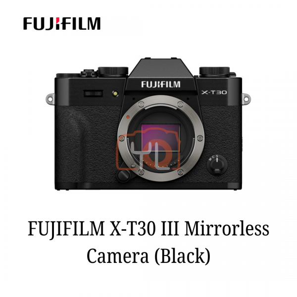 FUJIFILM X-T30 III Mirrorless Camera (Black)
