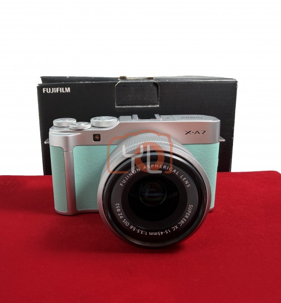 [USED-PJ33] Fujifilm X-A7 With 15-45mm , 90% Condition Like New (S/N:9UL13399)