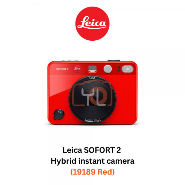 Leica SOFORT 2 Hybrid instant camera -19189 Red