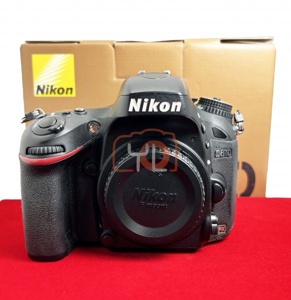[USED-PJ33] Nikon D610 Body (Shutter Count: 90K) , 80% Like New Condition (S/N:8414134)