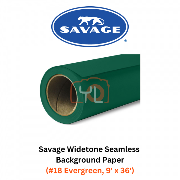 Savage Widetone Seamless Background Paper (#18 Evergreen, 9' x 36')
