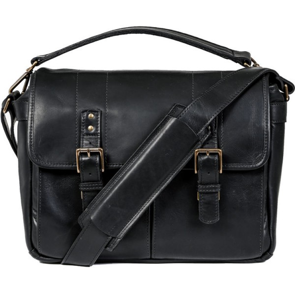 ONA Prince Street Camera Messenger Bag (Black, Italian Leather)