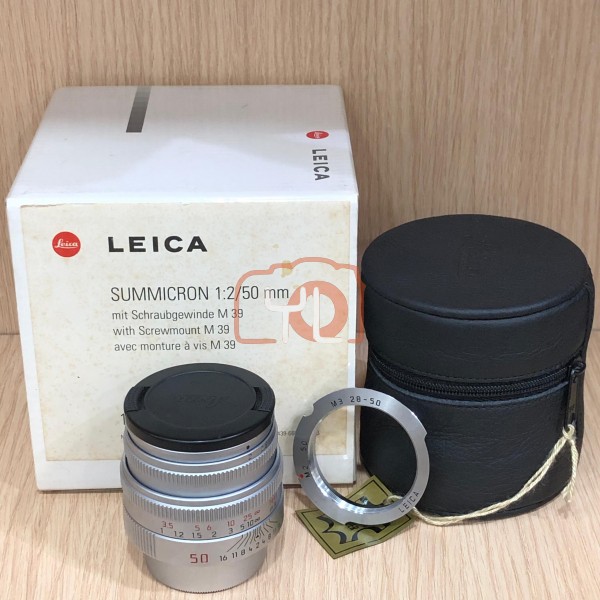 [USED-LowYat G1] Leica 50mm F2 Summicron w/Screwmount(M39) , 98% LIKE NEW CONDITION, SN:03884815