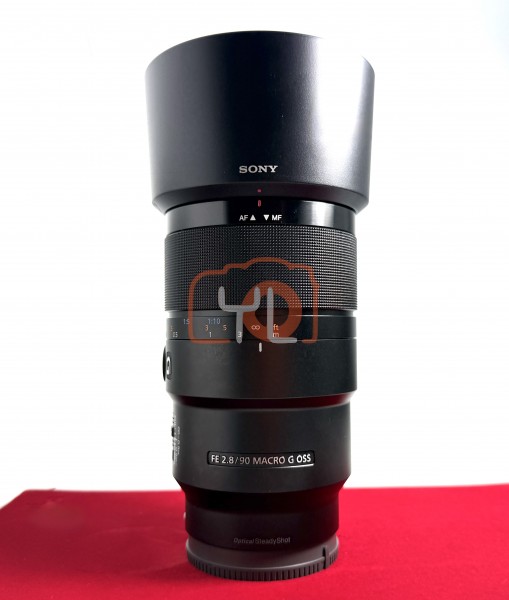 [USED-PJ33] Sony 90mm F2.8 G Macro OSS FE, 95% Condition Like New (S/N:1956617)