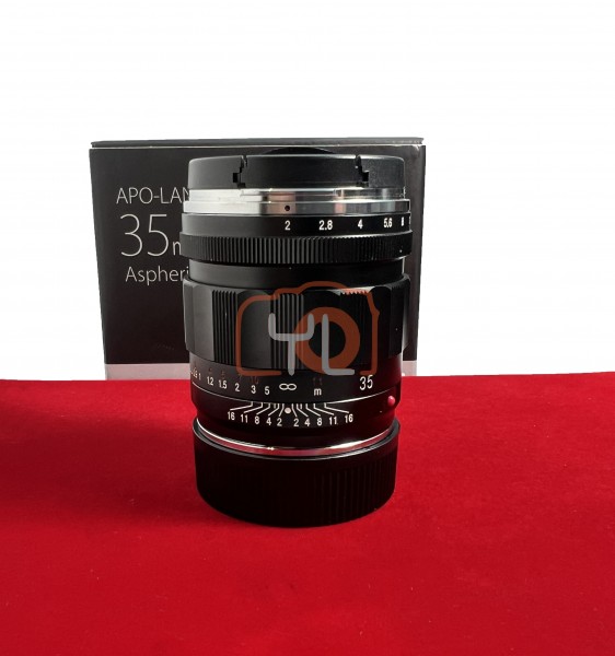 [USED-PJ33] Voigtlander 35mm F2 APO-Lanthar VM (Leica M), 90% Like New Condition (S/N:17322182)