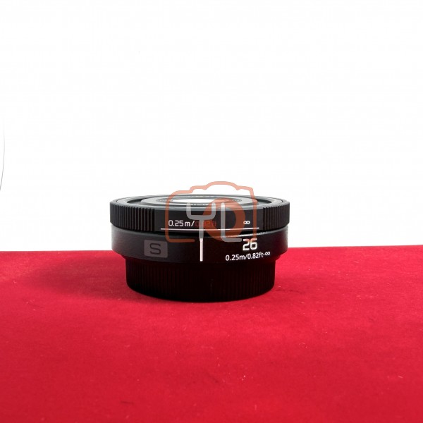 [USED-PJ33] Panasonic 26mm F8 Lumix S, 95% Like New Condition (S/N:XG4DA201243)