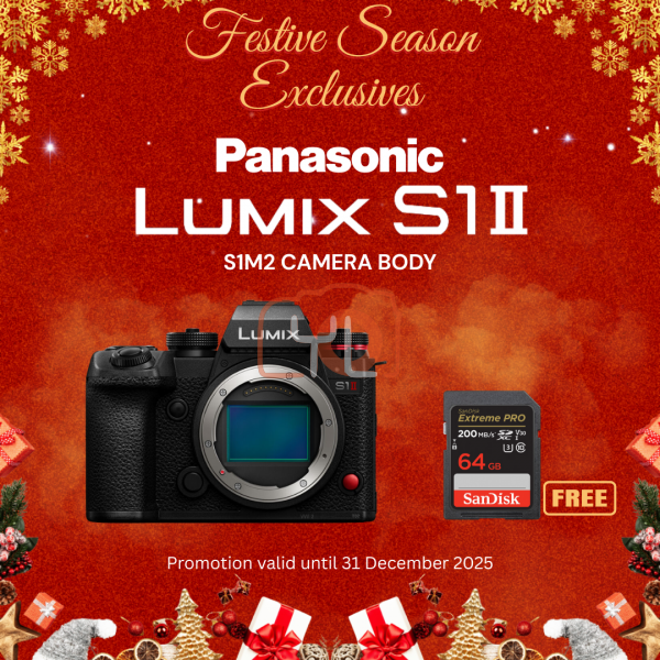 Panasonic Lumix S1 II Mirrorless Camera (FREE SANDISK 64GB EXTREME PRO SD CARD)