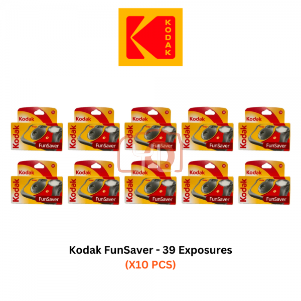 Kodak FunSaver 35mm ISO800 Disposable Camera (36 Exposures) x 10PCS