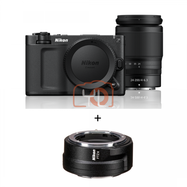 Nikon ZR 6K Cinema Camera with Z 24-200MM F4-6.3 VR +FTZ II Mount Adapter Free Extra Battery Online Redemption