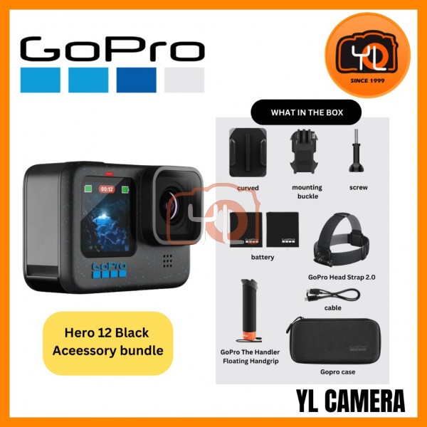 GoPro HERO12 Black - Accessory Bundle