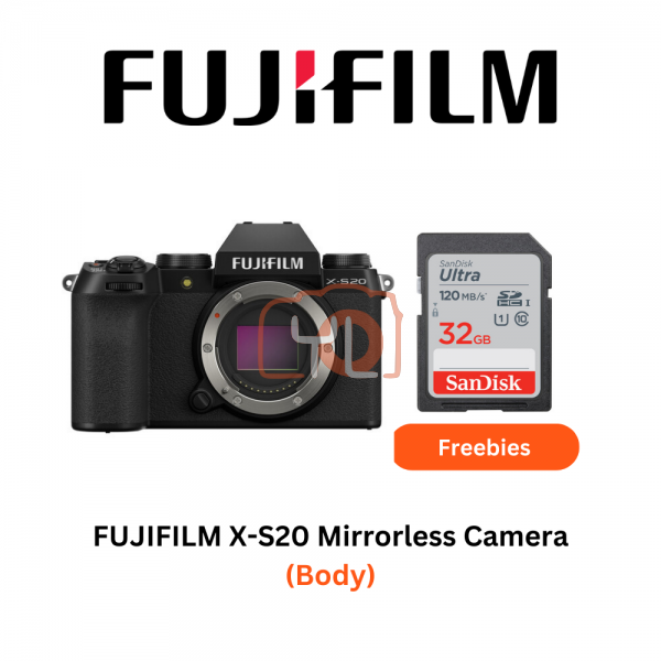 FUJIFILM X-S20 Mirrorless Camera (Body Only)