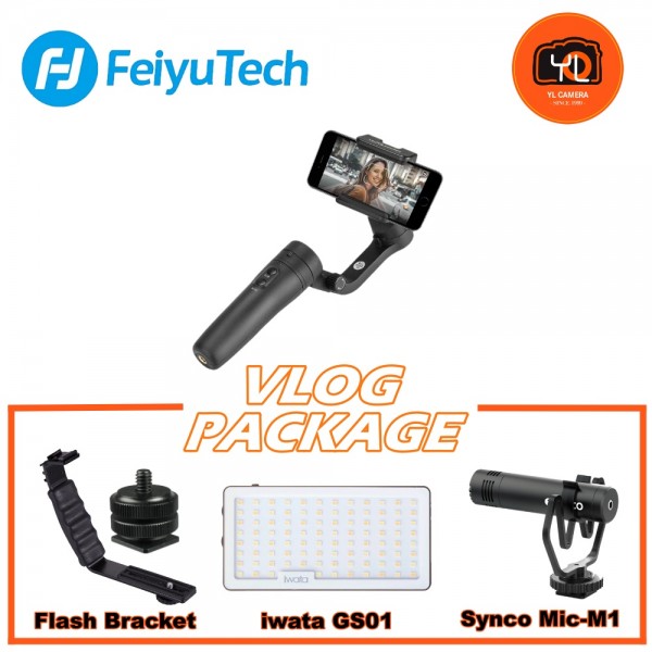 FeiyuTech Vlog Pocket Handheld Gimbal Package - Black