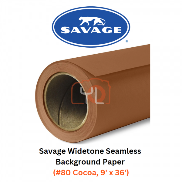 Savage Widetone Seamless Background Paper (#80 Cocoa, 9' x 36')
