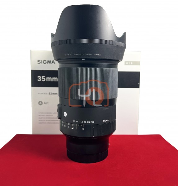 [USED-PJ33] Sigma 35mm F1.2 ART DG DN (L-Mount), 85% Like New Condition (S/N:54028648))