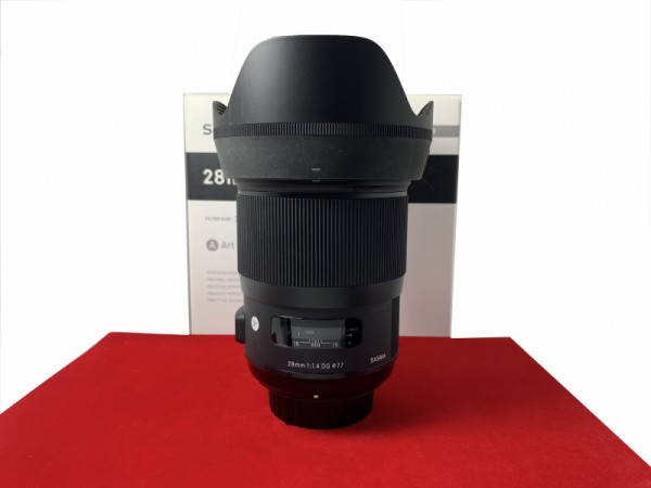 [USED-PJ33] Sigma 28MM F1.4 ART DG HSM (Nikon), 95% Like New Condition (S/N:53598809)