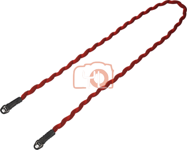 ACAM-708 I Spiral Cord Strap (Long), Red/Black