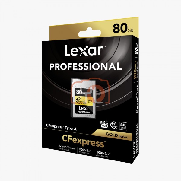 Lexar 80GB Professional CFexpress Type A Memory Card (GOLD Series)