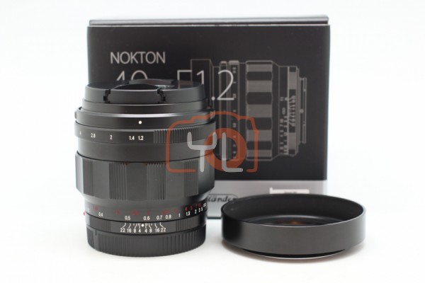 [USED-PUDU] Voigtlander 40MM F1.2 Nokton Asph For E-Mount 88%LIKE NEW CONDITION SN:07913550