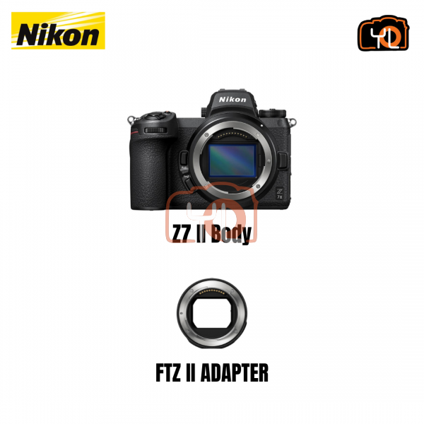 Nikon Z7 II + FTZ II Adapter