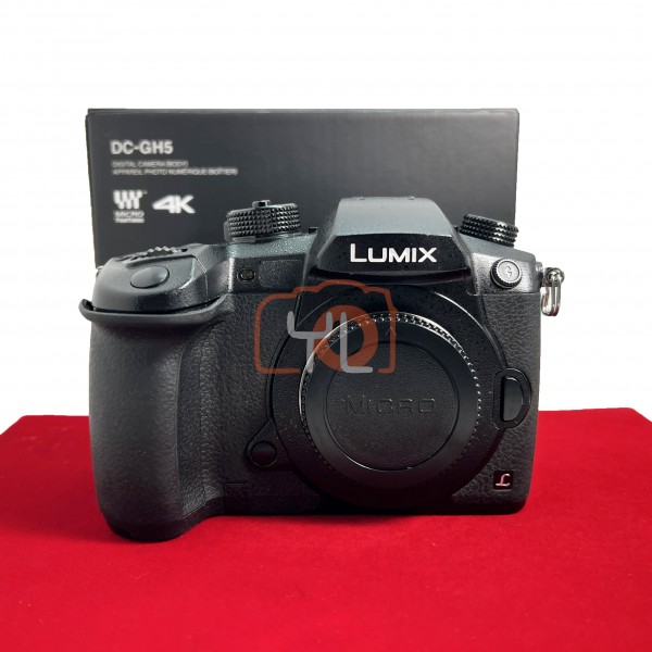 [USED-PJ33] Panasonic DC-GH5 Body (Shutter Count: 98K) , 75% Like New Condition (S/N:WH8CE002827)
