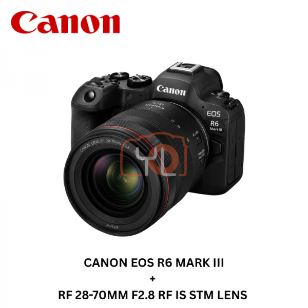Canon EOS R6 Mark III Body + RF 28-70mm F2.8 IS STM Lens