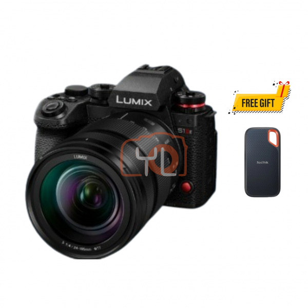 Panasonic Lumix S1 IIE Mirrorless Camera With 24-105mm Lens (Pre-order Free SanDisk Extreme Portable SSD V2 E61 1TB ) Until 30 JUNE 2025