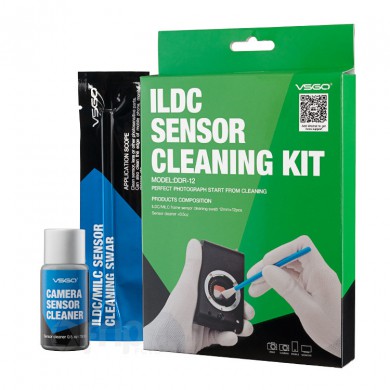 VSGO DDR-12 Camera Cleaning Kits for ILDC MILC Mirrorless M43 Micro Four Thirds Sensors (Box of 12 X 12mm Swab + 15ml Sensor Cleaner)