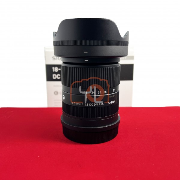 [USED-PJ33] Sigma 18-50mm F2.8 DC DN Contemporary (L-Mount), 95% Like New Condition (S/N:55946699)