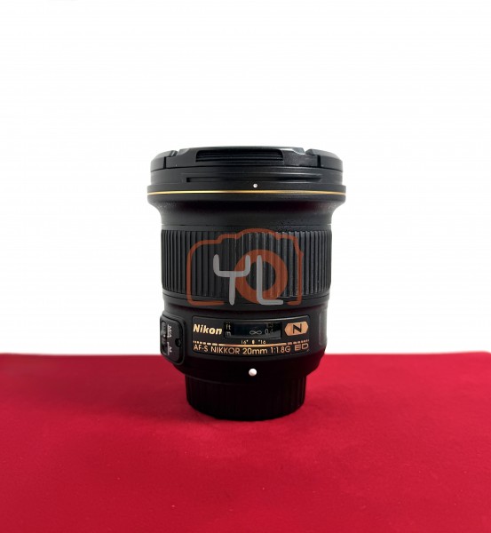 [USED-PJ33] Nikon 20mm F1.8 G AFS, 90% Like New Condition (S/N:243273)