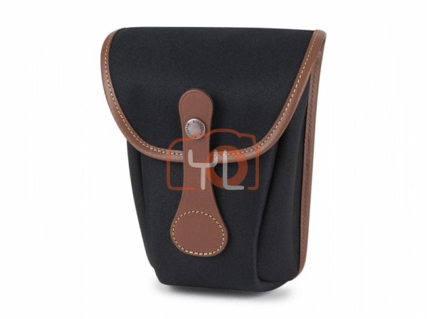 Billingham AVEA 8 Camera Pocket (Black FibreNyte with Tan Leather Trim, 1.1L)