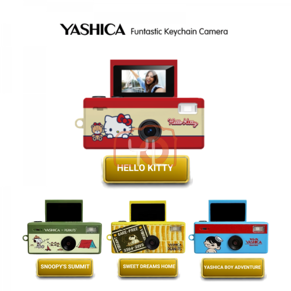 YASHICA Funtastic Keychain Camera (Classic Hello Kitty)