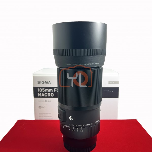 [USED-PJ33] Sigma 105mm F2.8 DG DN Macro ART (Sony FE), 99% Like New Condition (S/N:55221393)
