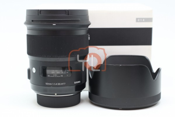 [USED-PUDU] Sigma 50MM F1.4 DG HSM ART Lens For Nikon 90%LIKE NEW CONDITION SN:50388598