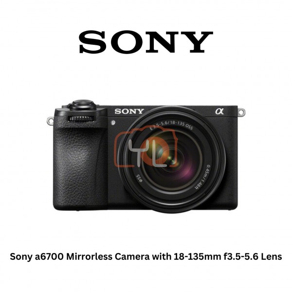 Sony a6700 Mirrorless Camera + 18-135mm Lens (Free Sony 64GB 277/150MB SD Card)