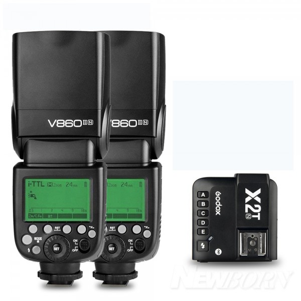Godox VING V860IIF TTL Li-Ion Flash Kit for Fujifilm Cameras X2T-F Fujifilm Combo Set