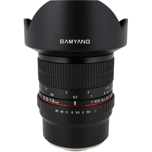 Samyang 14mm F2.8 ED AS IF UMC Lens for Micro Four Thirds Mount