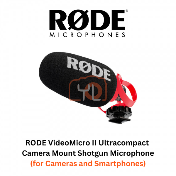 RODE VideoMicro II Ultracompact Camera-Mount Shotgun Microphone