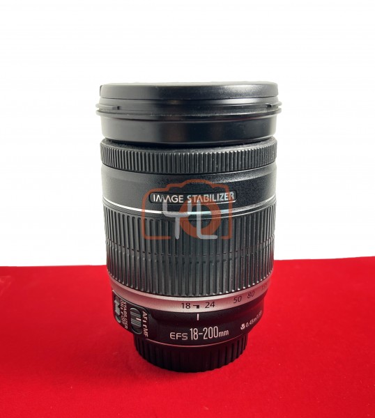 [USED-PJ33] Canon 18-200mm F3.5-5.6 IS EFS, 90% Like New Condition (S/N:6832008283)