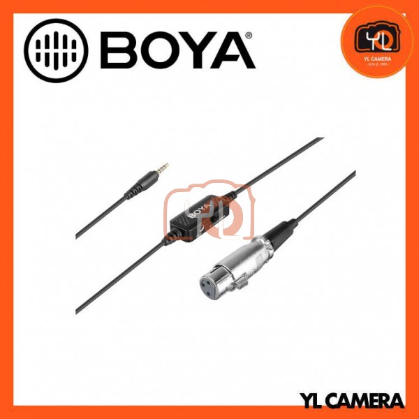 Boya BY-BCA6 XLR to 3.5mm TRRS Plug Microphone Cable