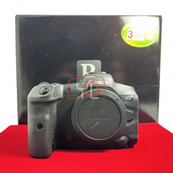 [USED-PJ33] Canon Eos R5 Body (SC:9K) , 75% Like New Condition (S/N:248026000490)