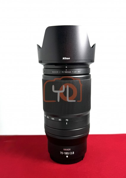 [USED-PJ33] Nikon 70-180mm F2.8 Z, 95% Like New Condition (S/N:20029730)