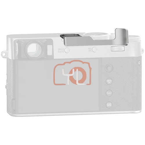 YC Onion Thumb Grip for FUJIFILM X100VI  - Silver