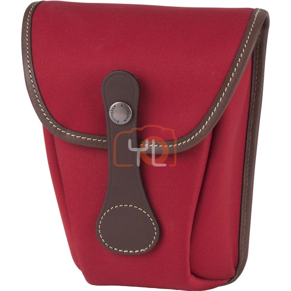 Billingham AVEA 8 Camera Pocket (Burgundy Canvas with Chocolate Leather Trim, 1.1L)