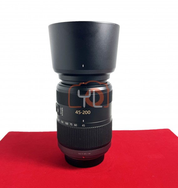 [USED-PJ33] Panasonic 45-200mm F4-5.6 Lumix G Vario Mega OIS, 90% Like New Condition (S/N:XTOLB001738)