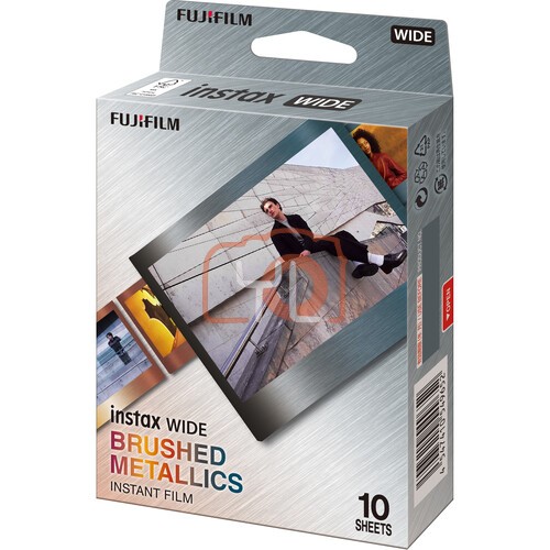 FUJIFILM INSTAX WIDE Brushed Metallics Instant Film (10 Exposures)